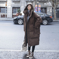 Down cotton-padded clothes female ins Chaogang wind cotton-padded jacket loose bread clothing thick winter coat