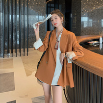 Senior feel fried street small suit jacket women Spring and Autumn clothing 2021 New this year popular professional casual suit jacket