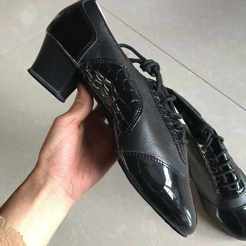 Imperial Dance Dominance Latin shoes Men's adult high-end Latin dance shoes Professional Dance Shoe Performance Competition Lombardo precisely