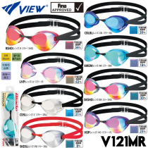 Japan JP version Blade VIEW Anti-fog coated swimming mirror No rubber ring men and women V121MR Anti-UV rays