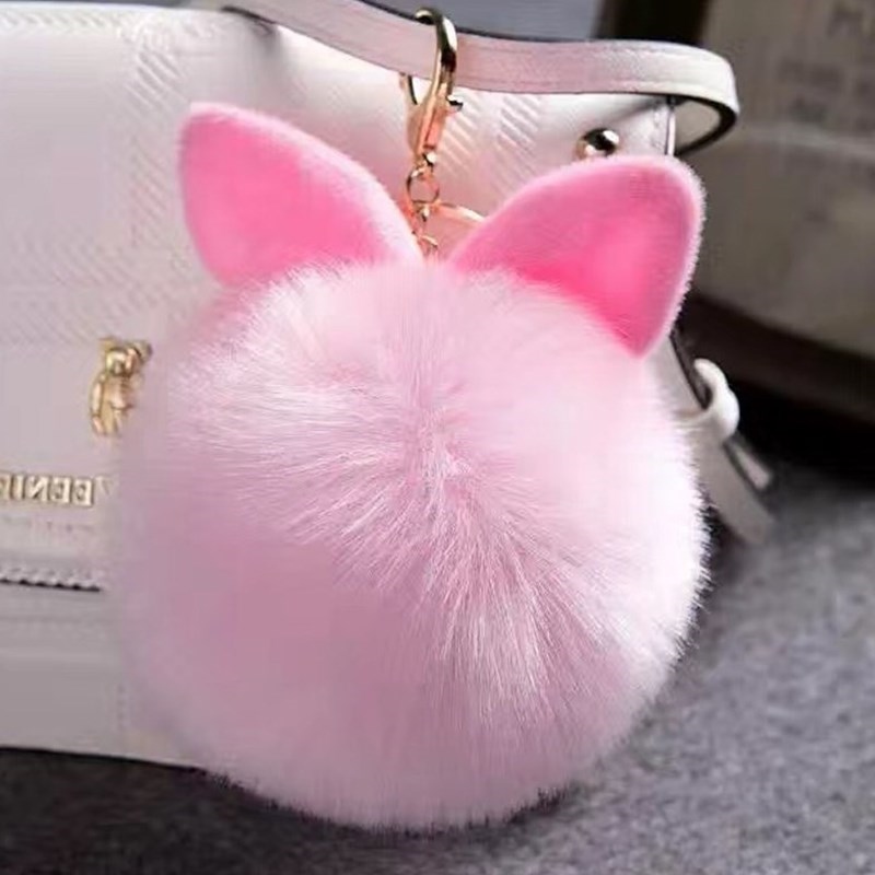 Ornament girl fur small number 100 lap bag pendant plush creative can love girl toy Toy Bag in car pendant