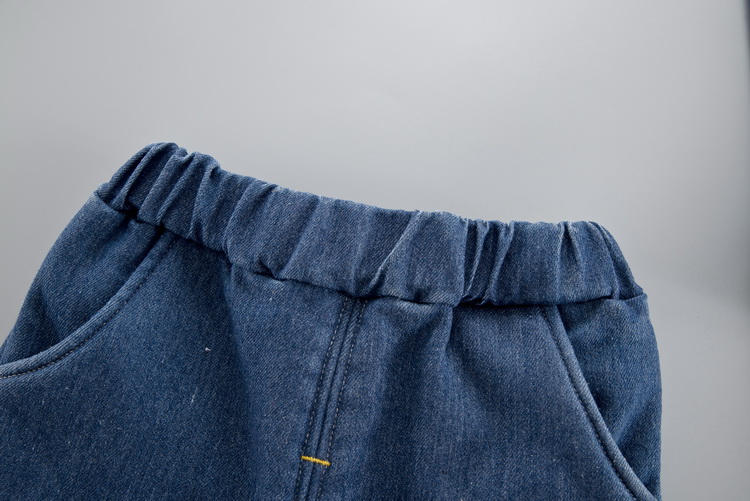 Bé trai xuân 2019 quần jeans mới cho bé 1234 thời trang Quần bé gái Hàn Quốc Quần bé xanh quan jean tre em
