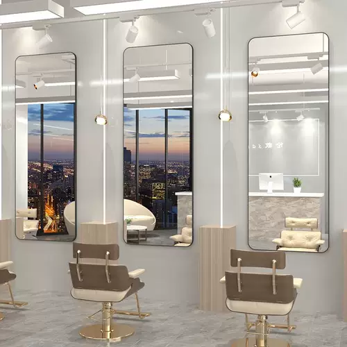 Самоадлеяние парикмахерскую зеркало для парикмахерской Специальной интернет-магазин знаменитостей, красотка зеркало высокое определение, парикмахерское полы, зеркало