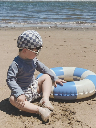 Брендовый детский купальник для мальчиков, раздельные детские штаны для плавания, защита от солнца, длинный рукав