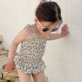Брендовый милый детский купальник для принцессы для раннего возраста, популярно в интернете