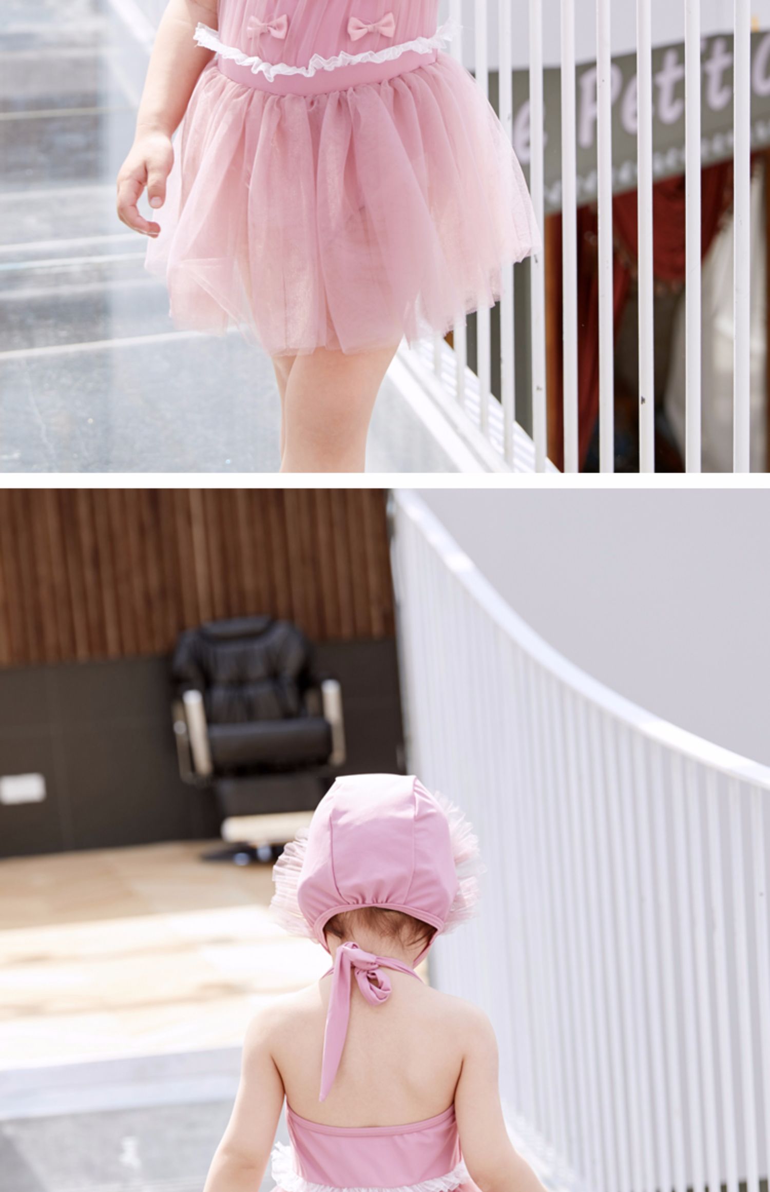 Đồ bơi cho trẻ em gái Công chúa Xiêm Váy Hàn Quốc Trẻ em Cô bé Đồ bơi dễ thương có mũ - Bộ đồ bơi của Kid đồ tắm cho bé