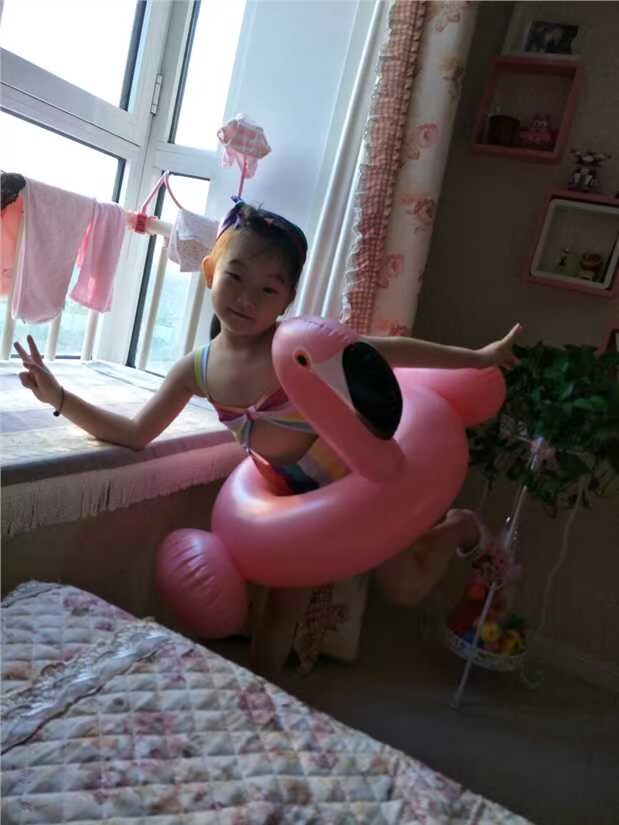 Vòng bơi cho bé flamingo in lưới đỏ bơi vòng dễ thương gắn nước 3 tuổi và trên vòng tròn phao bơi cho be