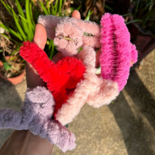 Демисезонная плюшевая заколка-крабик, заколка для волос, акула, аксессуар для волос с аксессуарами, 11см, популярно в интернете, DIY