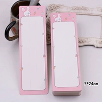 Карточки с розовым кроликом и морковкой, около 50 карточек