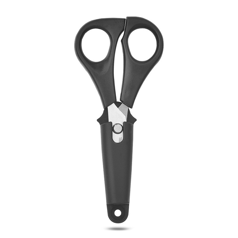 Yifan Seiko vigorously horse fishing scissors sawtooth stainless steel multi-function fishing box special fishing gear fishing accessories