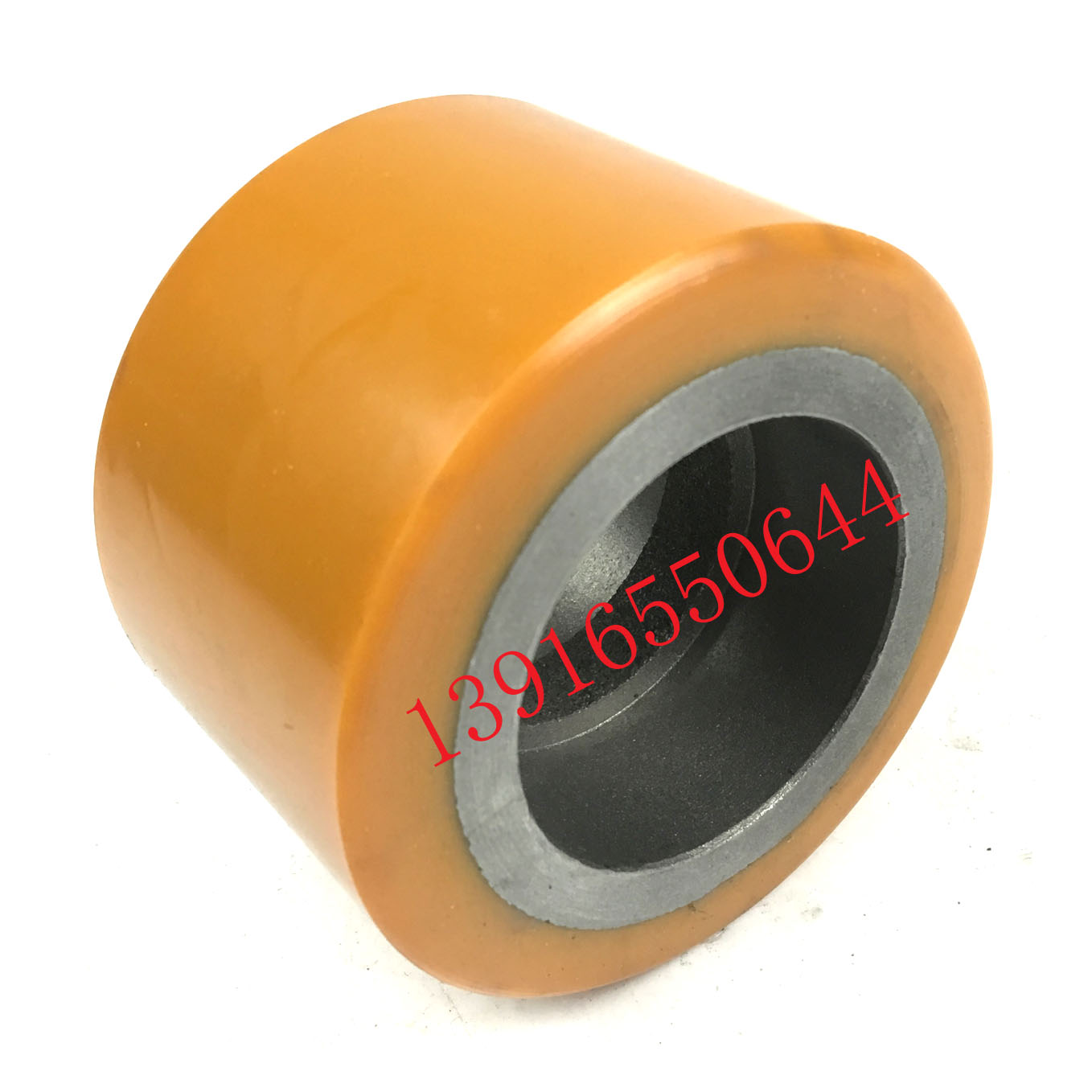Electric heap high machine wheel Mitsubishi electric handling vehicle is the front wheel 80*60-47 bearing wheel polyurethane wheel