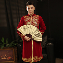 Mens Xiuhe clothing mandarin style 2020 new groom Xiuhe mens Chinese wedding dress wedding clothing mens clothing winter
