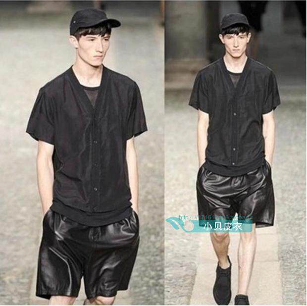 Pantalon cuir homme droit pour printemps - Ref 1492002 Image 8