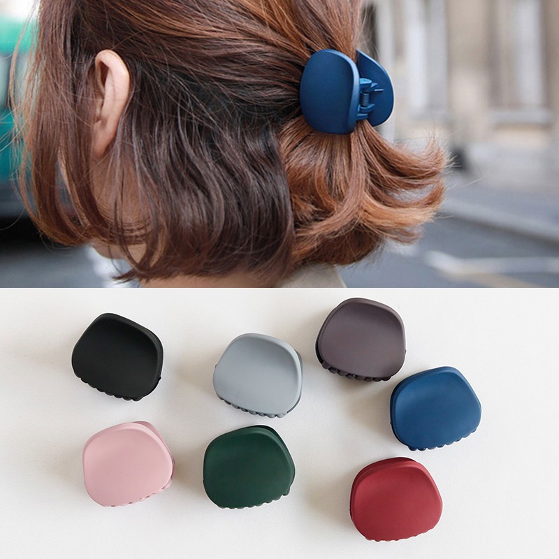 Japanese-Korean hairpin card medium hair stuck ~ top hairpin decorated Liu Hai clip Korean grip clamp simple ponytail disc hairpin
