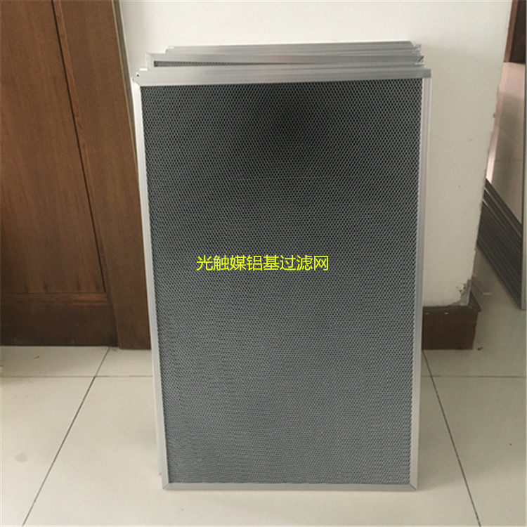 Photo-Catalyst Aluminum Base Honeycomb Hexagon Hole Filter Titanium Dioxide Air Conditioning Air Purifying Filter Base Net