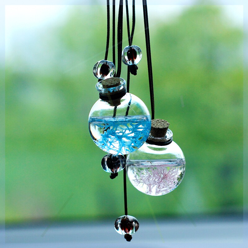 Perfume pendant hanging empty bottle car decoration car interior accessories jewelry car aromatherapy high-end essential oil