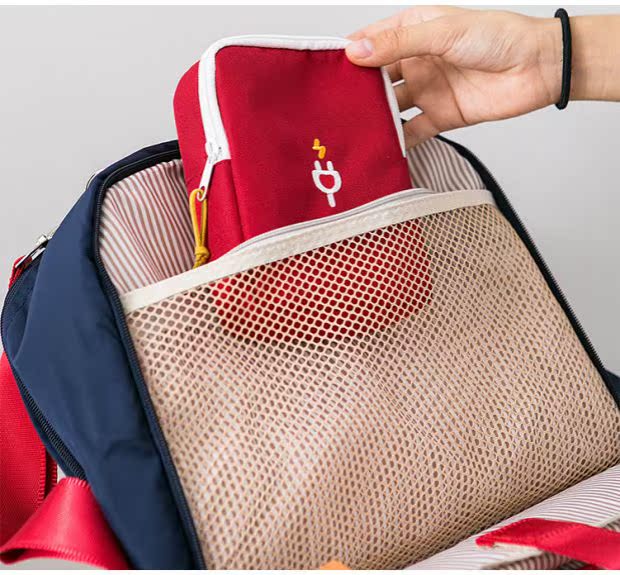 Luoma Shi 10400/10000 kê kho báu phí 2 điện thoại Trường hợp Pouch Mobile đã đem gói nhập học - Lưu trữ cho sản phẩm kỹ thuật số túi đựng cáp sạc tai nghe