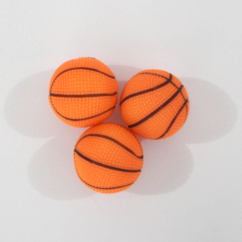 [3 Pack] thú cưng chó đồ chơi bóng rổ âm thanh 7cm bóng chó nhỏ bóng mèo chó chó huấn luyện vật tư - Mèo / Chó Đồ chơi đồ chơi cho chó poodle