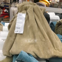 Nordic chăn cashmere Levin luật IKEA 特拉特维瓦 giường thảm flannel thường chăn trải giường đơn - Ném / Chăn mền lông cừu cho bé