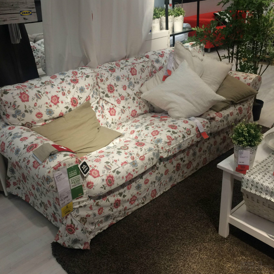 Big giá cắt Bắc Âu IKEA EKTORP ba ghế sofa nhỏ gọn sofa vải vườn hiện đại mua trong nước cổ điển - Ghế sô pha mẫu ghế sofa gỗ đẹp