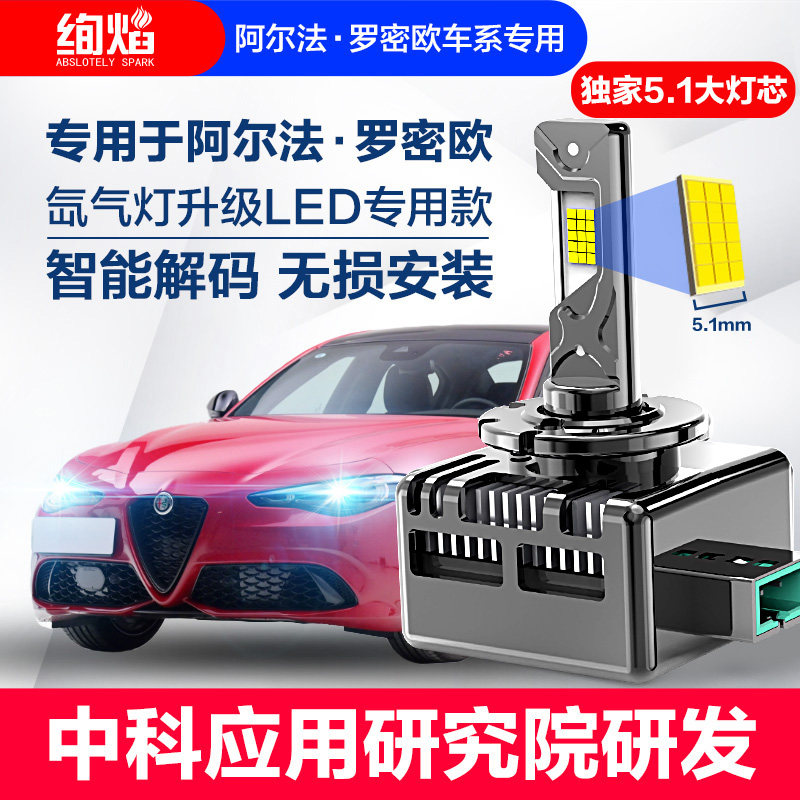 Alfa Romeo giulia Juliet stelvio Stanway Ксеноновая лампа модифицированная светодиодная лазерная фара Изображение 1