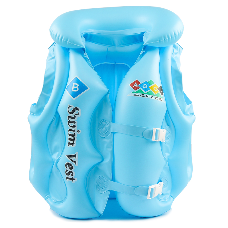 BlueXinhang   children life jacket   buoyancy inflation vest   child Swimsuit Drowning prevention Vest   Beginner Swimming equipment