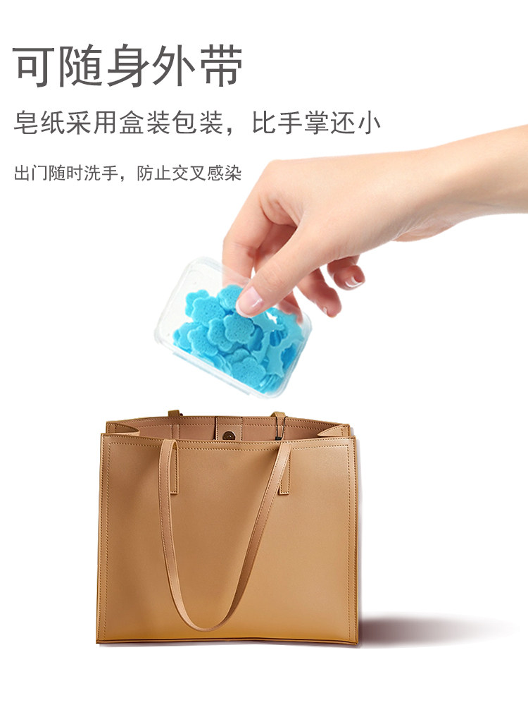 Soap Tablets, Travel Portable Soap Tablets, Children's Hand Washing Soap Paper, Disposable Hand Sanitizer, Essential for Travel