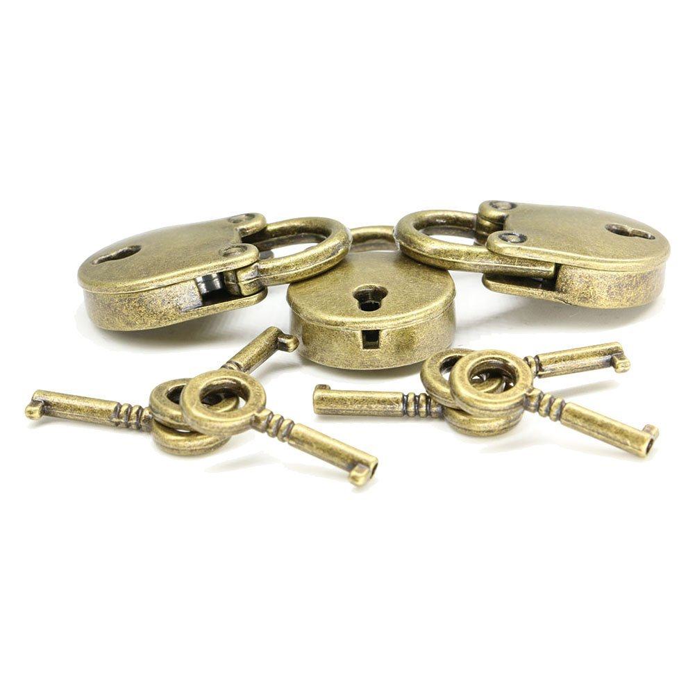 Mini Bear Shaped Lock Key for Lugage Suitcase Hanbag Treas