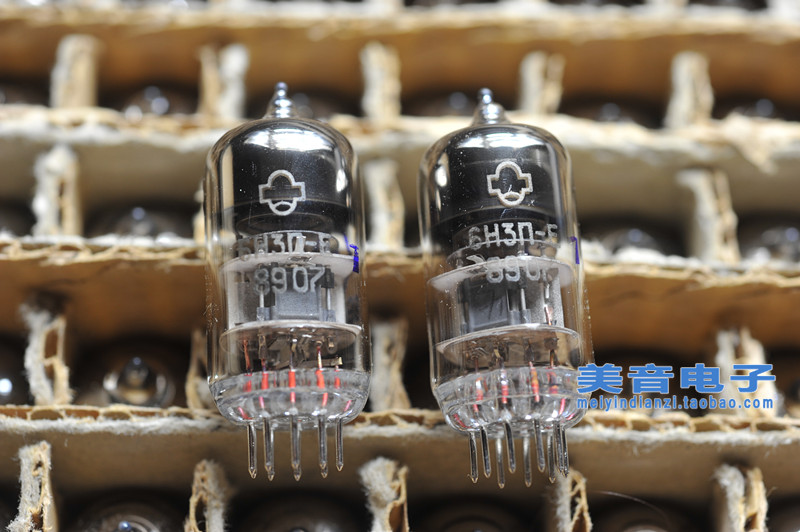 Soviet 6H3n-E straight generation 6N3 6H3n 5670 396A 2C51 Sanrhythmic vacuum tube plug-in assembly pair