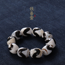 One thing one picture Tibetan Tianzhu hand string natural old mine to pure tiger tooth Tianzhu bracelet Mens and womens fashion wild