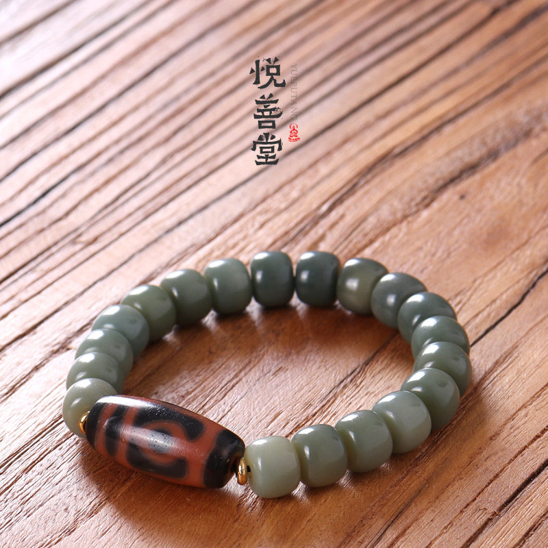 One Things One Tutu Original Mine Tibet Old Sky Pearl Handstring Natural weathering Old Bodhi Tigana Handmade with male and female ornaments