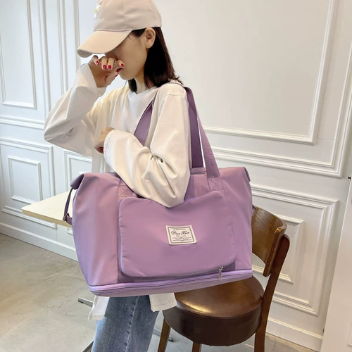 Сумка для путешествий, портативная большая сумка через плечо, вместительная и большая спортивная сумка, багажная система хранения