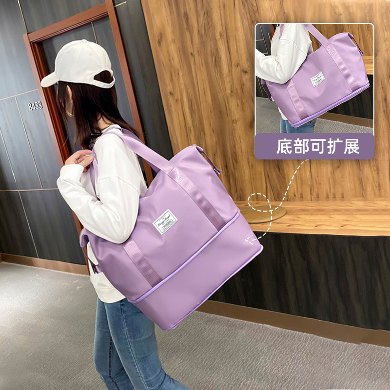 Travel Bag Women Fitness Bag Dry Wet Separation Handbag Luggage Bag Waterproof Boarding Bag To Be Produced Short Distance Large Capacity-Taobao