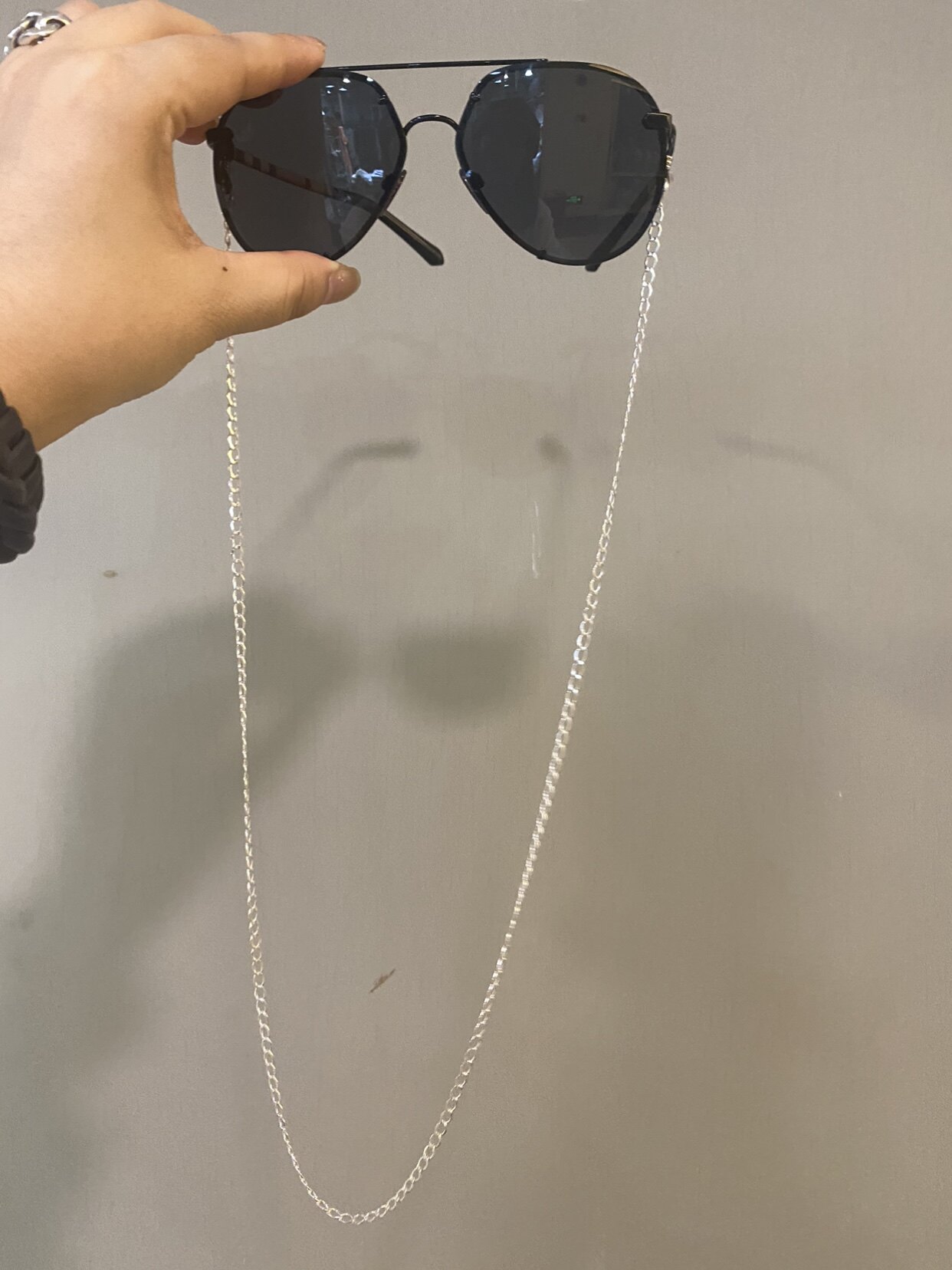 POWER Y|SEOUL SILVER JEWELRY|  70CM GLASSES CHAIN MASK CHAIN LONG SWEATER CHAIN