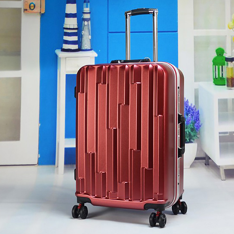 Three Birds Aluminum Frame Pull-Lever Case PC Care Box 24 Inch Suitcase 20 Inch Den Case Eprint Frosted Anti-Scratch