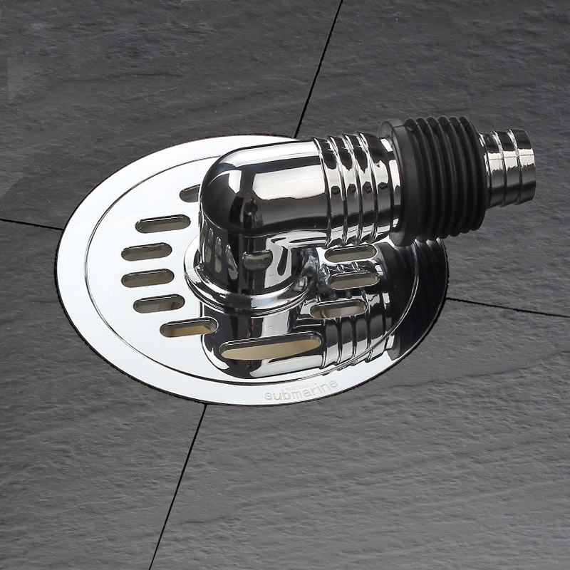 Diving Boat Round Type Deodorant Floor Drain 12cm Toilet Washing Machine Sewer balcony Dual-use old-fashioned deodorized retrofit-Taobao