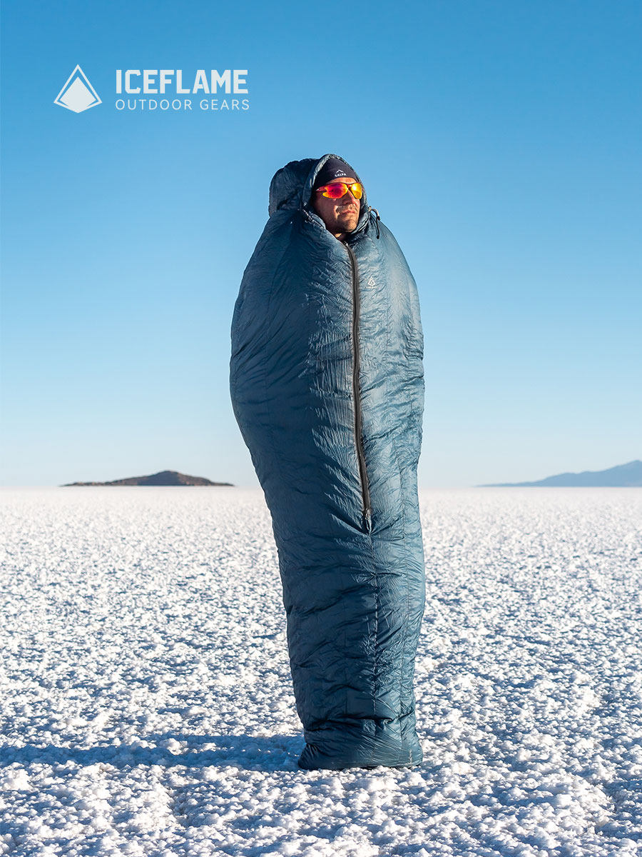 Ice Flame Ice Flame Fire dance ultra-light mummy Down Sleeping Bag Outdoor Camping Warm Light Goose Down Duck Down-Taobao