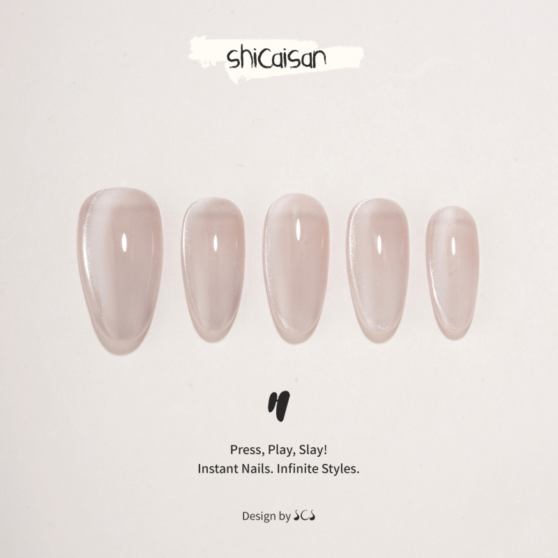 Ten Colors Three【Opal】Handmade Wearable Nails Short Style 2026 Summer Korean Style Water Gloss Gradient Cat Eye Nail Art Ten Colors Three【Opal】Handmade Wearable Nails Short Style 2026 Summer Korean Style Water Gloss Gradient Cat Eye Nail Art