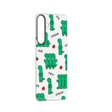 Samsung, Galaxy s25, Galaxy s25, зеленый розовый умный динозавр