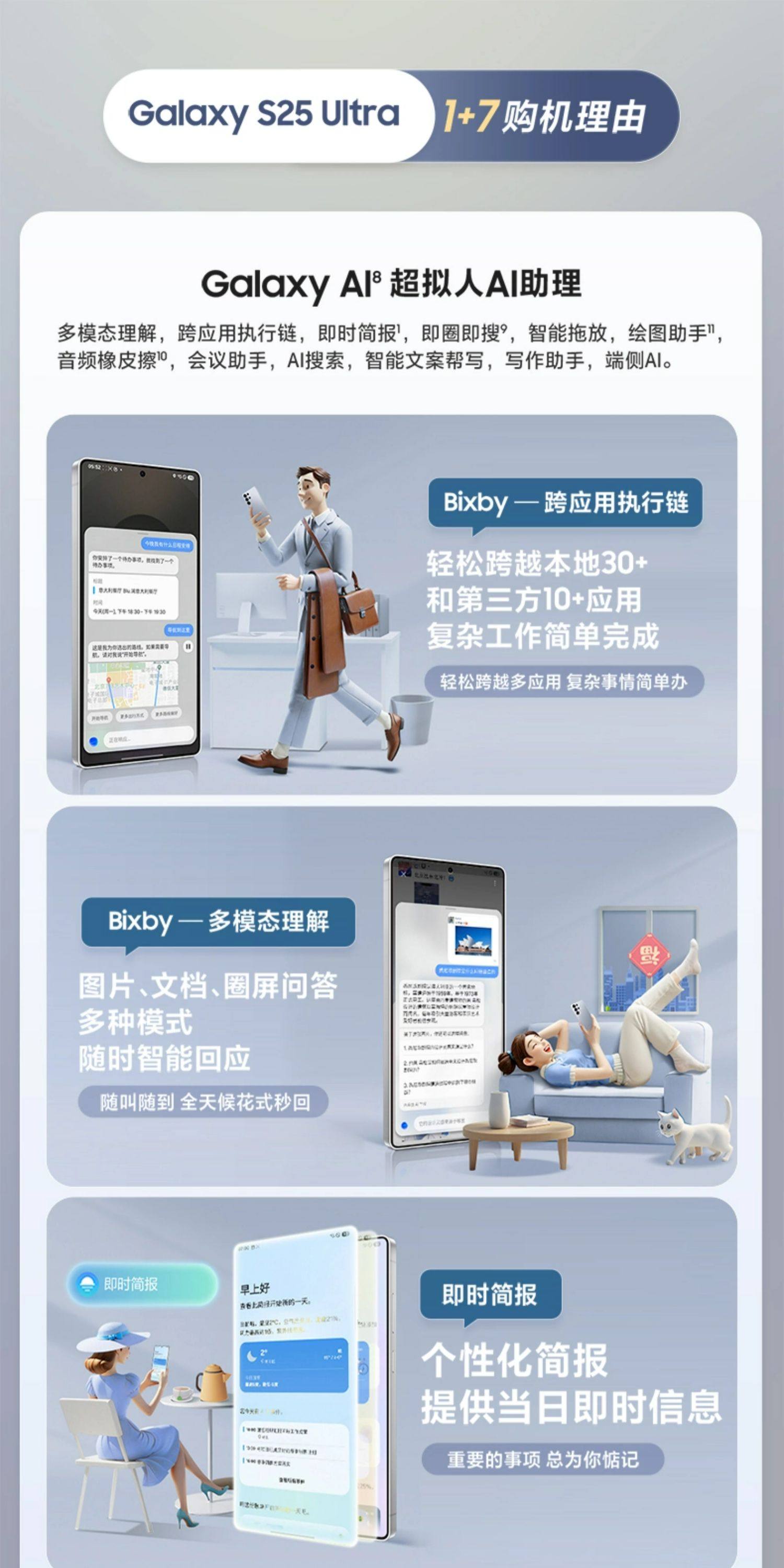 Samsung/三星Galaxy S25 Ultra 新款骁龙8至尊版AI手机2亿像素影像插图
