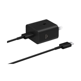Samsung, черное белое оригинальное зарядное устройство для путешествий, 25W, 25W