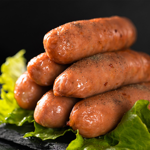 10根火石纯肉烤肠纯肉台湾热狗肠