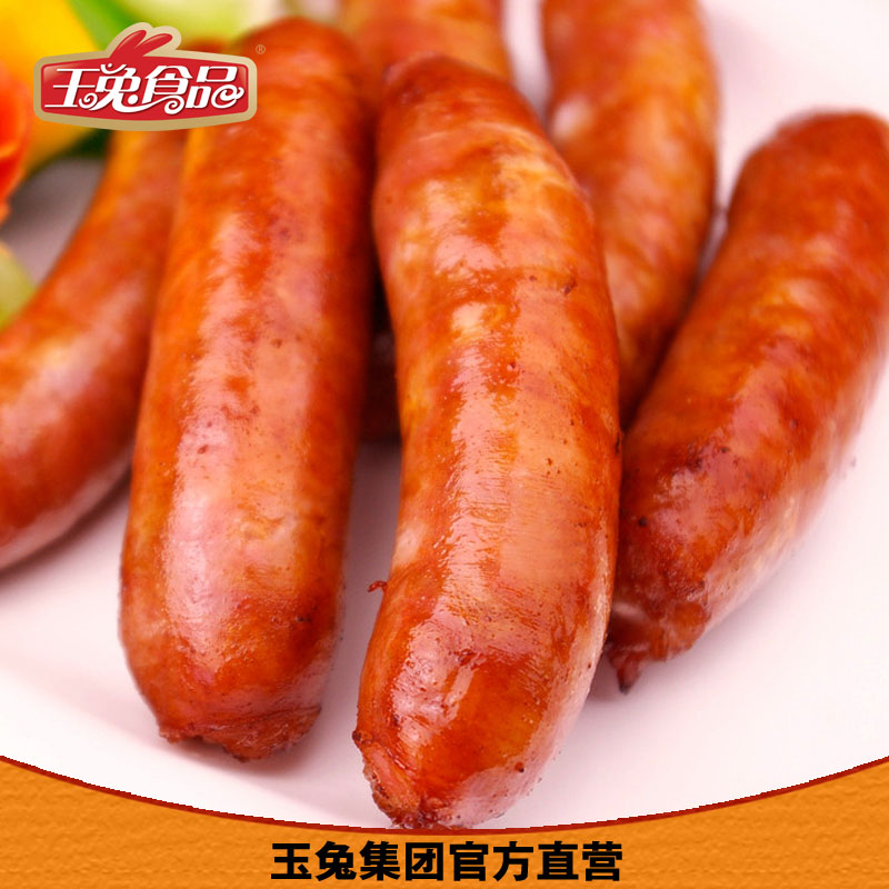 Jade Rabbit Taiwan Authentic Roast Sausage Original Flavor Grilled Sausage Meat Sausage Hot Dog Sausage Barbecue Sausage Wholesale Fire Leg Sausage