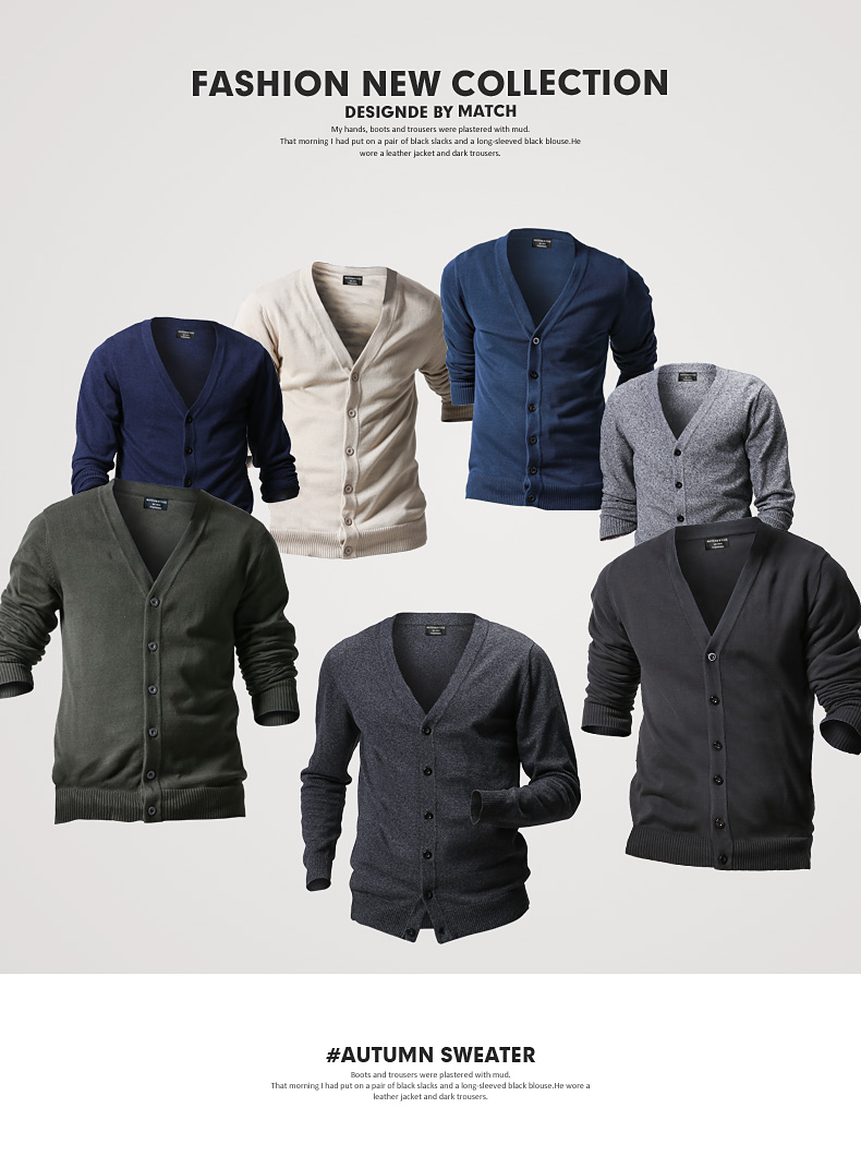 Maji Hàng Dệt Kim Nam Cardigan Mặc Mùa Thu Màu Rắn V-Cổ Áo Khoác Mỏng Dài Tay Áo Giản Dị Nam Áo Len Z1522