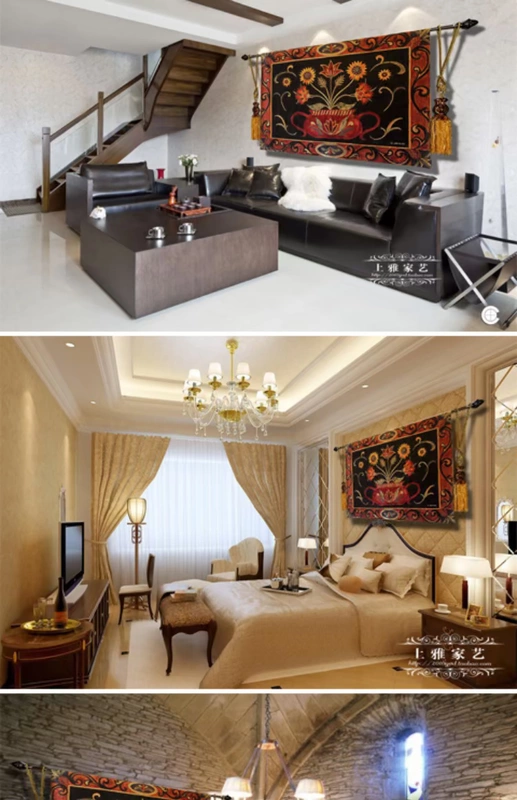 [Lễ hội mua sắm Tmall] Tranh trang trí hoa Mục vụ Bỉ Tấm thảm phòng khách Vẽ tranh tường Mặt dây chuyền mềm Hoa Bảo Bình