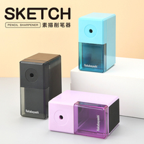 Japan Zhonglin Import Sketch Pencil Knife Fine Art Student Special Hand Crank Pencil Sharpened Pencil color Lead Rotary Pen Knife