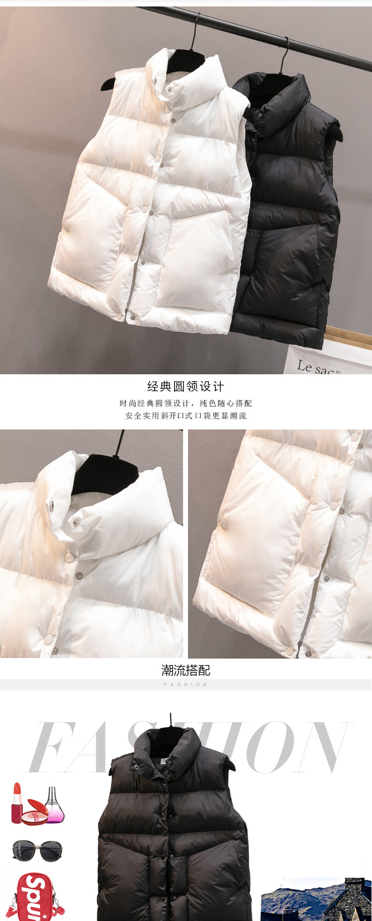 Débardeur hiver femme en Coton Polyester - Ref 3178060 Image 6