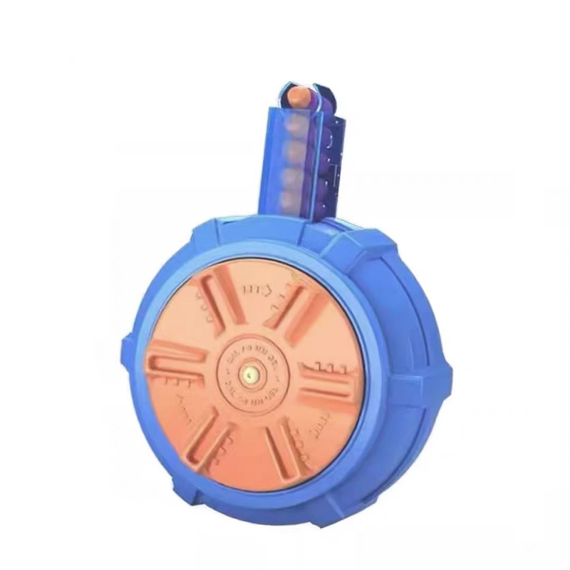 Nerf Soft Bullet Ar Assembly Toy Long Electric Pressure Drum, Multiple Styles, Modular, Supports up to 80 Shots Per Second, Minimum 1 Shot Per Second