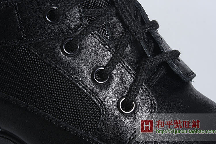 Bottes militaires pour homme en cuir - Ref 1402155 Image 11