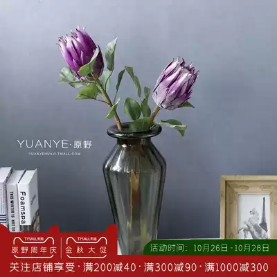 Wilderness American style imperial flower simulation flower fake flower decoration flower silk flower living room decoration floral decoration